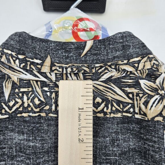 Cooke Street Shirt Mens Large Hawaiian Short Sleeve Floral Button Reverse Print - Picture 6 of 11